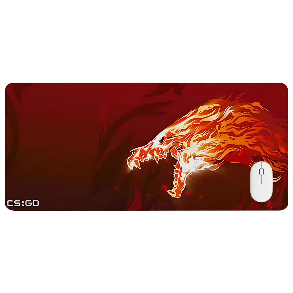 CS GO Howl Mousepad Desk Mat Gaming Mats Pc Setup Accessories Brand Mouse Pad Large Computer Table Gamer Cabinet Office Keyboard