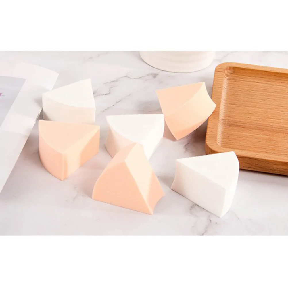

Six Pieces Makeup Sponge Puff Dry Wet Powder Easy Clean Reusable Face Beauty Tools Set Powder Puff Cosmetics Accessories