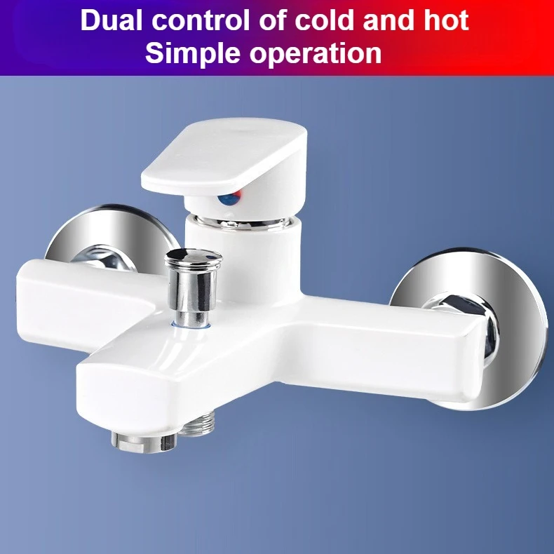 

Bathroom Shower Faucet Mixing Valve Wall Mounted Bathtub Mixing Switch Hot and Cold Water Tap Shower Mixer Faucet