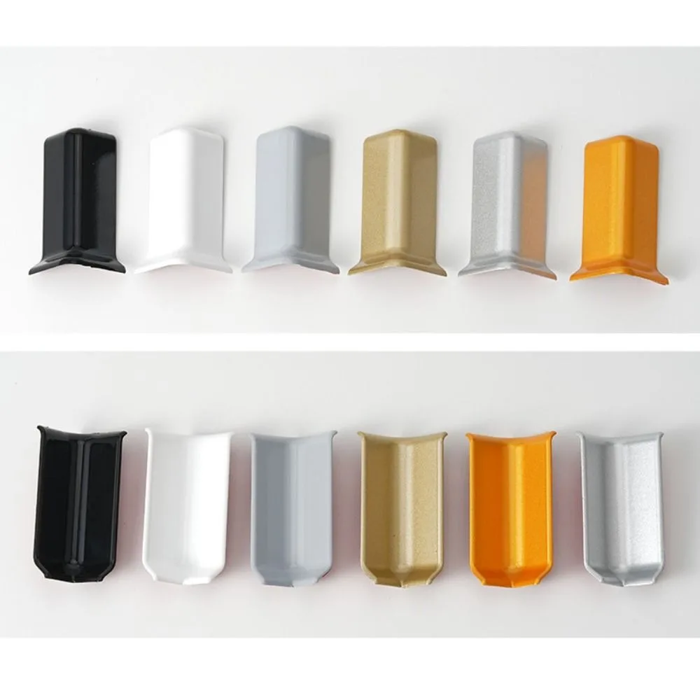 82MM Height Baseboard Corner Blocks Inside and Outside Corners Connector Wall Base Moulding Trim Self Adhesive Skirting Board