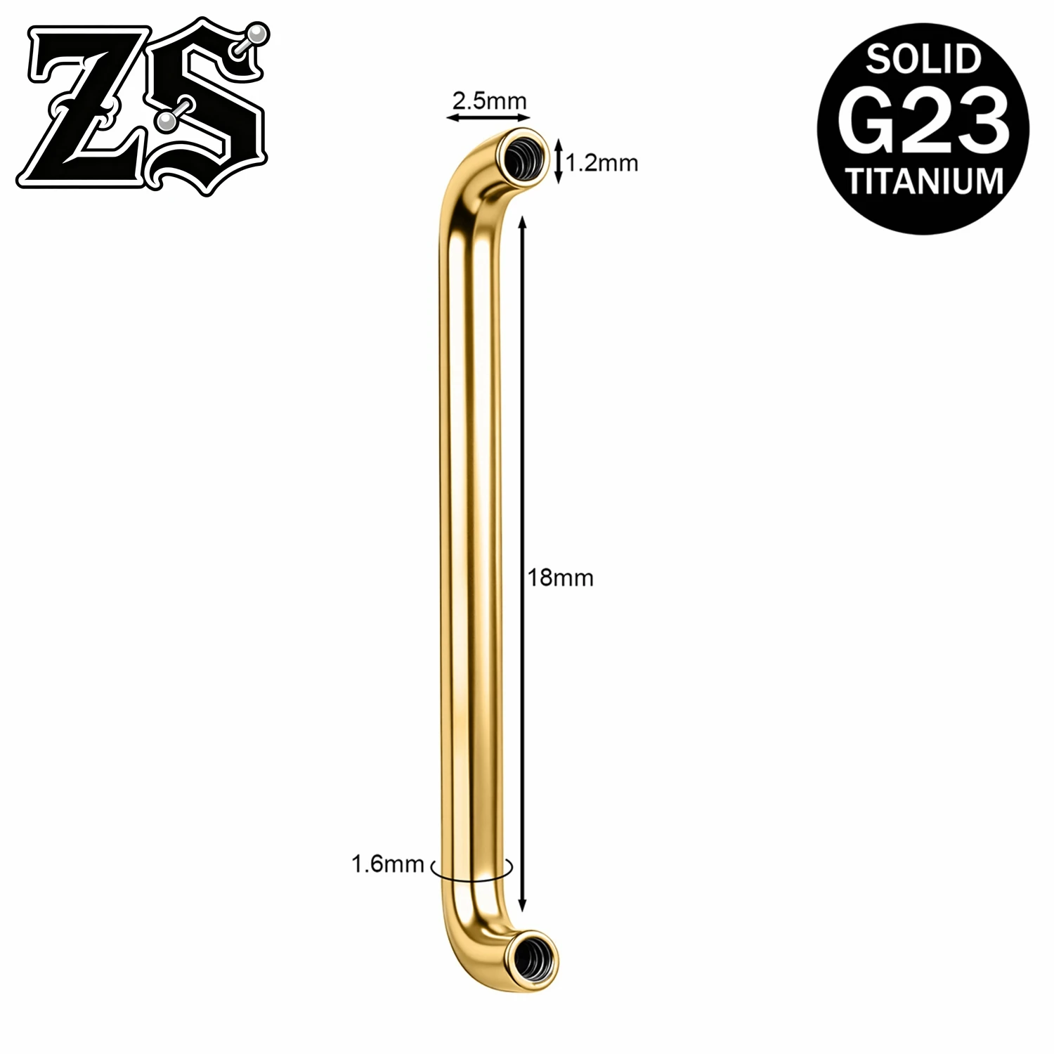 Titanium Dermal Anchor Tops, Zircon Micro Piercing