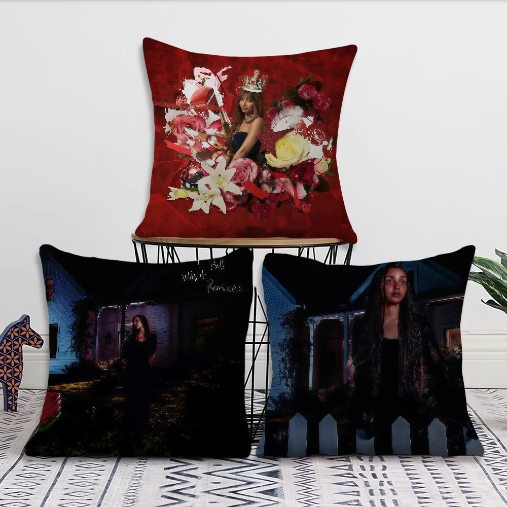 Singer P-Pinkpantheress Fancy That Cushion Cover For Pillow Printing Sofa Decoration Home Car Room Shop Office Nordic Simplicity