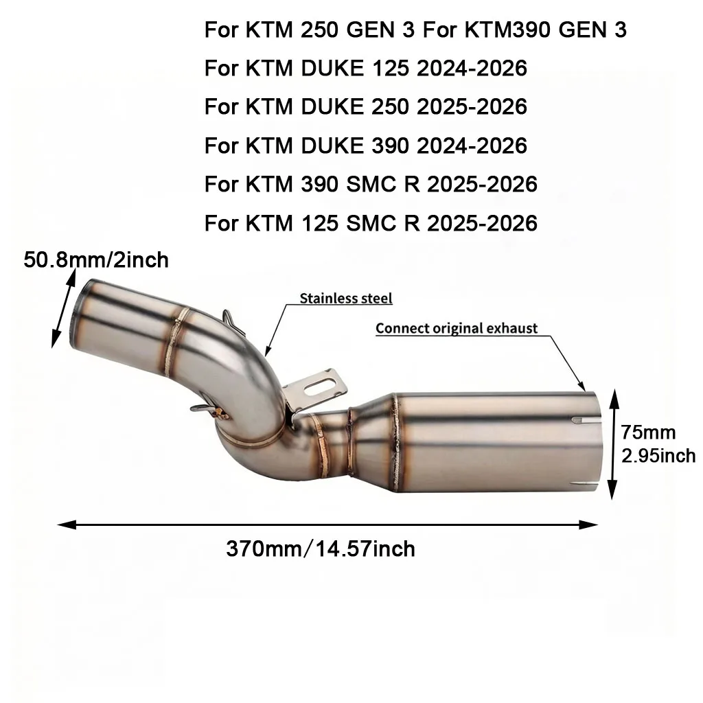 for-ktm-duke-390-250-ktm125-gen3-125-smc-r-2024-2025-2026-motorcycle-exhaust-escape-moto-middle-link-pipe-slip-on