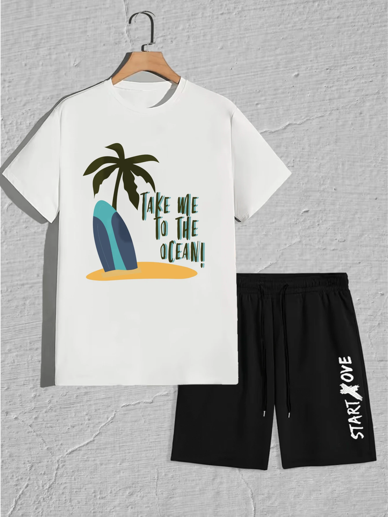 

Мужской комплект, летняя мужская одежда 2025 года, новые мужские комплекты с графикой, комплект одежды, дышащая футбольная толстовка с принтом, комплект мужских костюмов