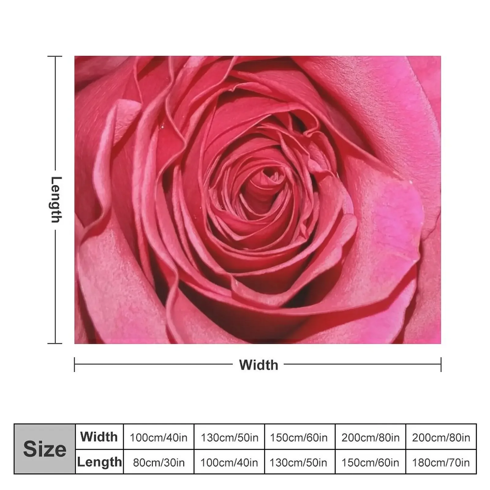 Red Rose DreamscapesbyTeresa Throw Blanket valentine gift ideas Luxury Decoratives Blankets