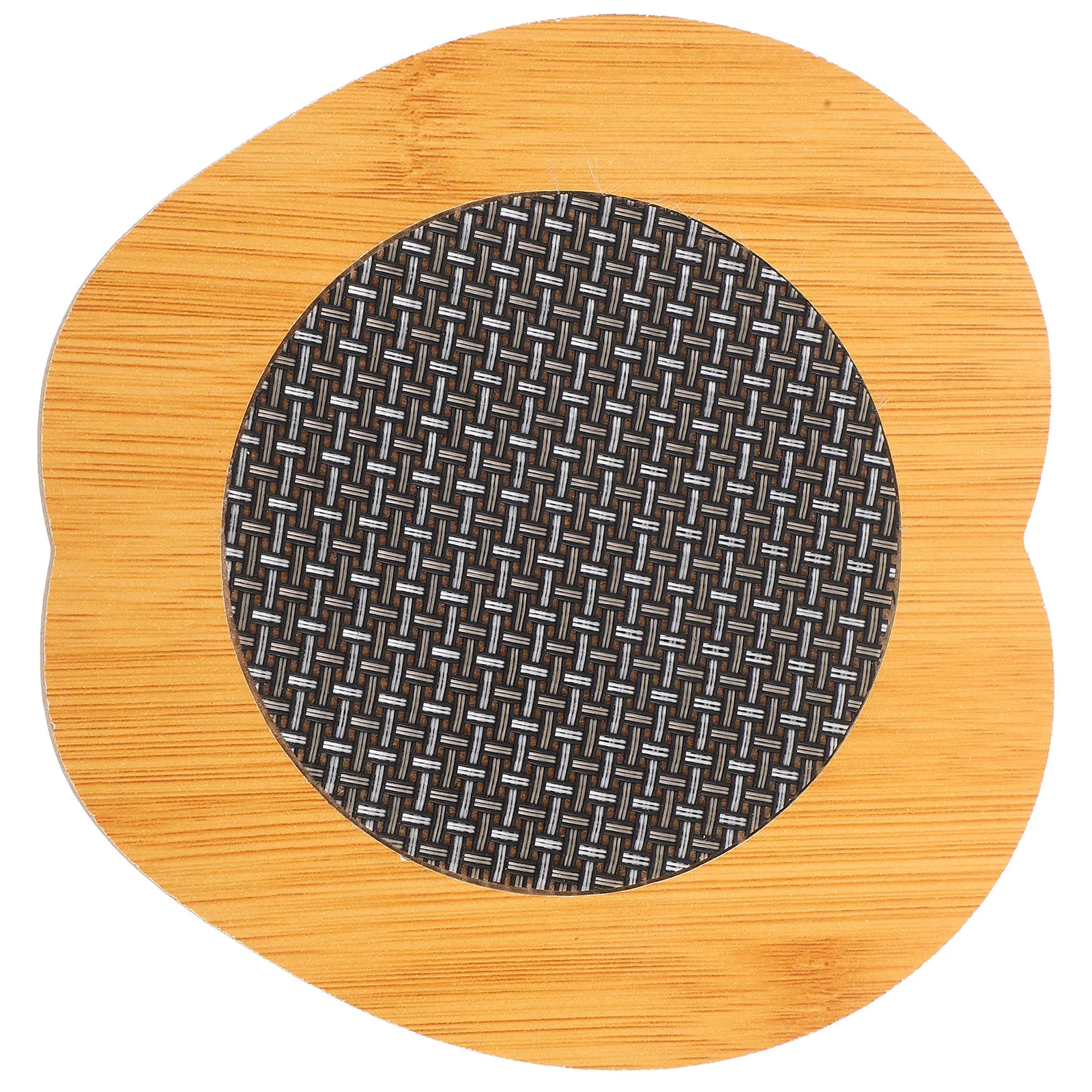 Bamboo Hot Pot Holder Wooden Place Mat Heat Insulation Anti-Scalding Table Mat for Dining Room Kitchen and Home Use