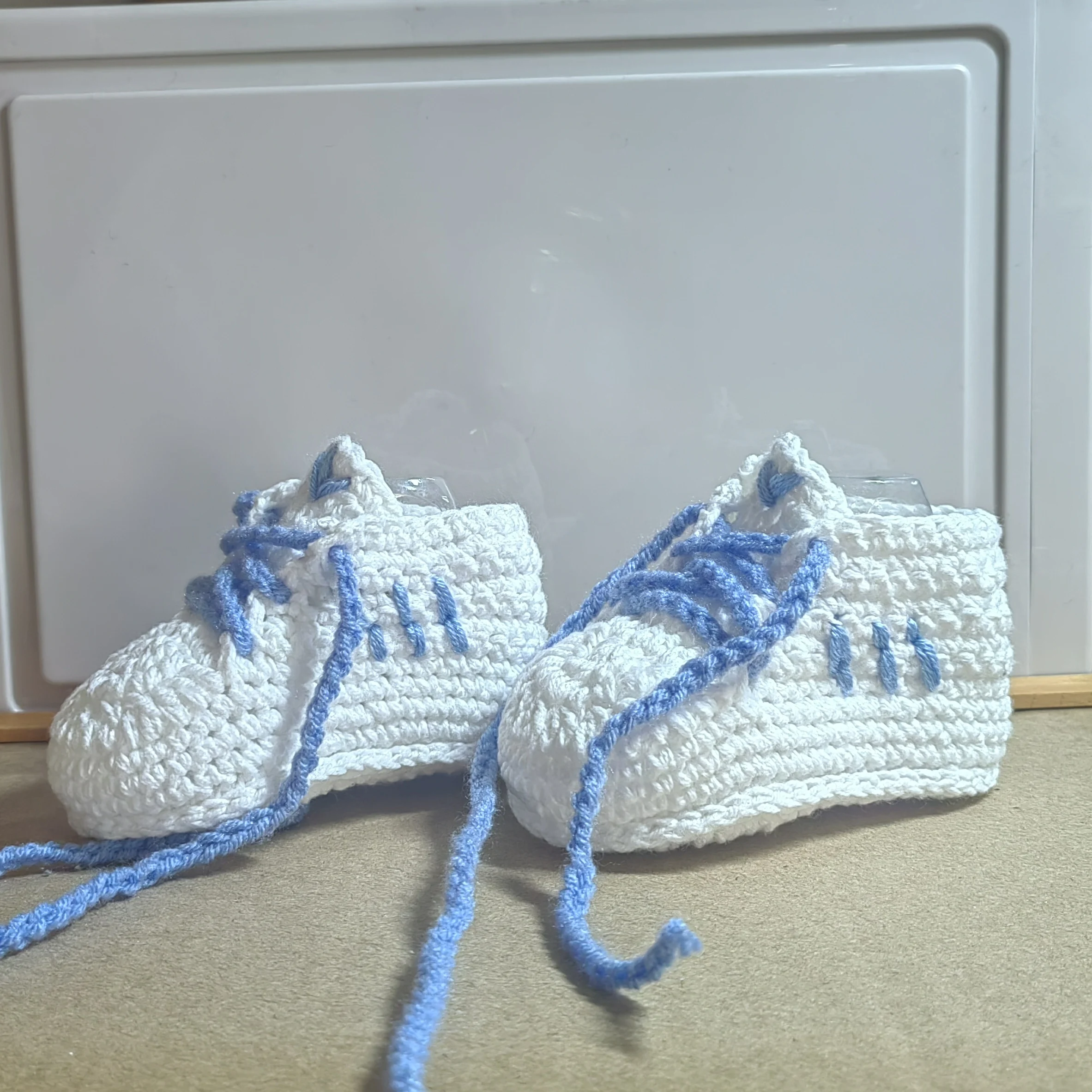 

Crochet baby shoes Handmade crochet wool baby booties sneakers slippers