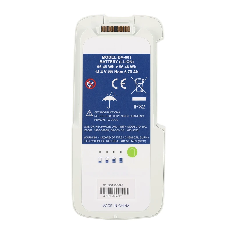 

BA-601 12-Cell Replacement Battery For Inogen One G5 Rove 6 Portable Oxygen Concentrator 14.4V 96.48Wh/6.70Ah BA-600