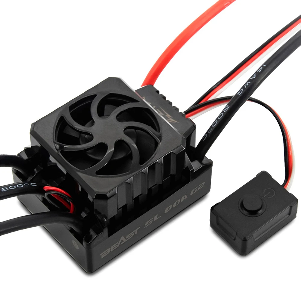 ZTW 32-bitowy Beast G2 SL 50A/60A/80A/120A/150A ESC Wodoodporny bezszczotkowy regulator prędkości z 3650/3660/4074 Motor Combo dla 1/8