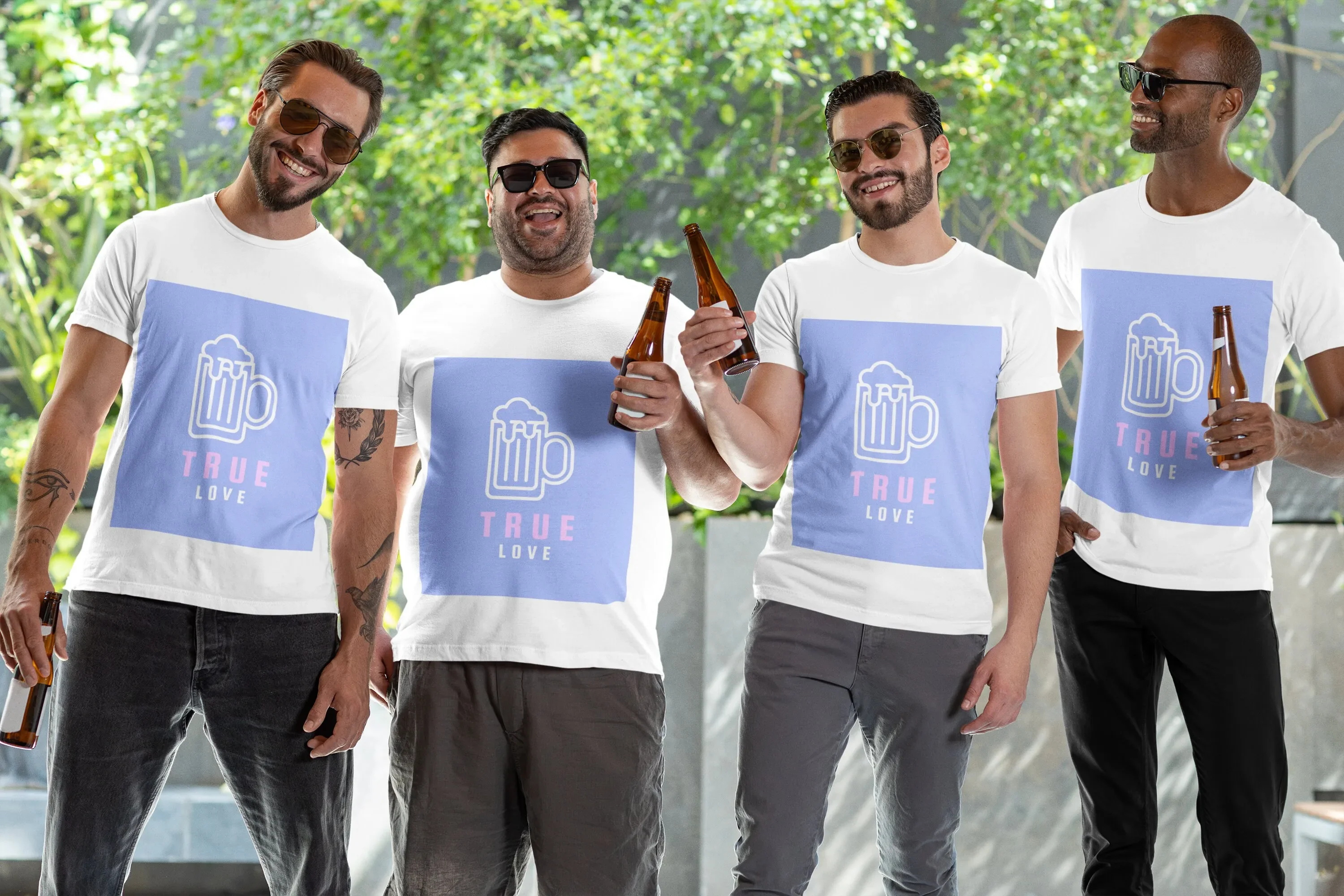 Camiseta True Love Beer Jersey, regalo anti San Valentín para novio