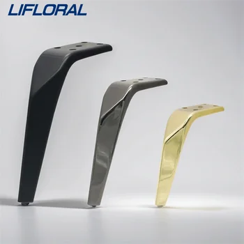 Pieds de canapé en métal léger et épais, pieds de meubles de luxe, pied de support pour table basse, commode de lit à la maison, meuble TV, 15cm, 4 pièces