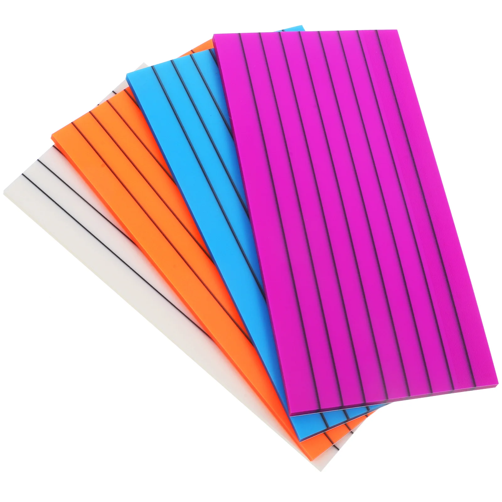 4Pcs Colored Portable Memo Pads Reusable Small Pocket Notepad Smooth Writing for Office School Planning