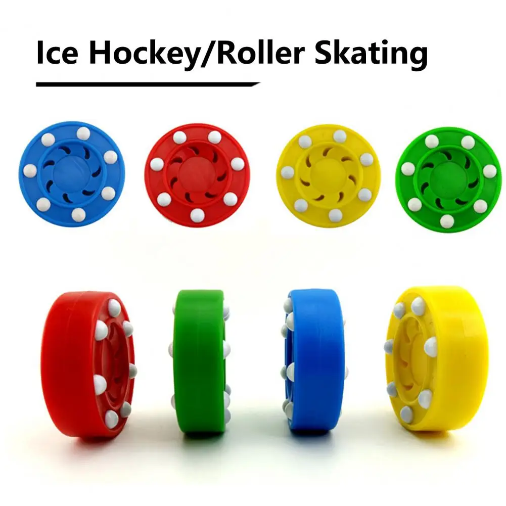 Hockey Ball Lightweight Skating Rollerball Multicolor Entertainment  Practical Hockey Puck Street Roller