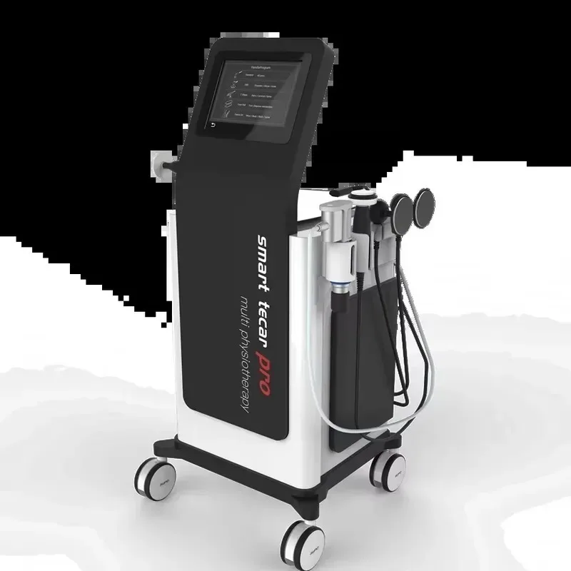 RET/CET Tecar Ultrasound Diathermy EMS Electric Muscle Stimulation Shock Wave Physiotherapy Machine Capactive Resistive