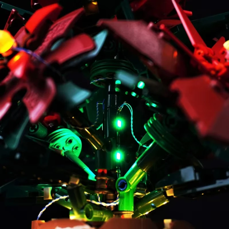 

RC DIY LED Light Kit For LEGO 10370 Poinsettia Building Brock Gift (Only LED, No Bricks)