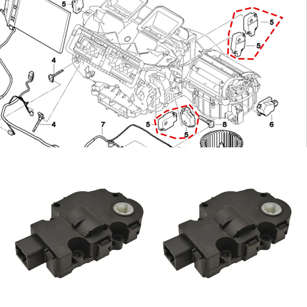 For BMW E87 F20 E90 F30 F32 Car Air Heater Climate Control Actuator Bracket Servo Motor For BMW 1 2 3 4 Series 118 220 325 430