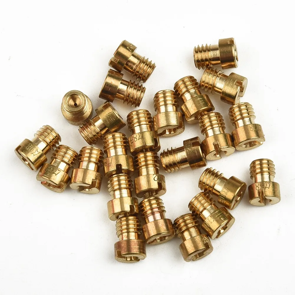 25Pcs Main Jet Nozzles 55-115 M5 5mm Thread For Dellorto SHA 13 SHA 14 SHA 15 SHB 16 SHB 19 SHB 20 SHBC 19 Carburetor Injector