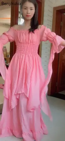 8 best sales vit viktoriansk klänning - №8