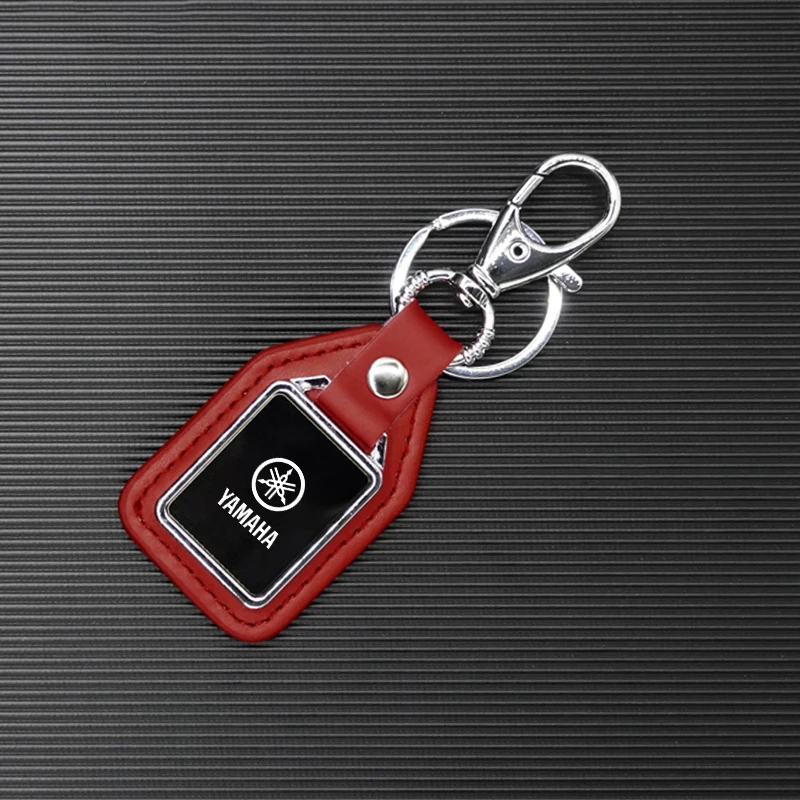 

Motorcycle Leather Keychain Ring Zinc Alloy Chain Key Keyring For Yamaha R1 R3 R25 Mt-09 MT07 FZ07 MT09 FZ09 Keychain Accessorie