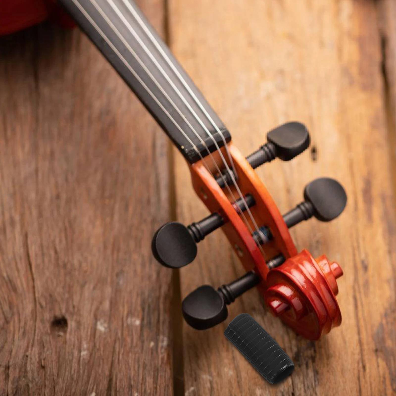 

4pcs Durable Bow Rubber Parts Rubber Violin Bow Parts Musical Instruments Viola Grip Storage Music Instrument Supply Supply