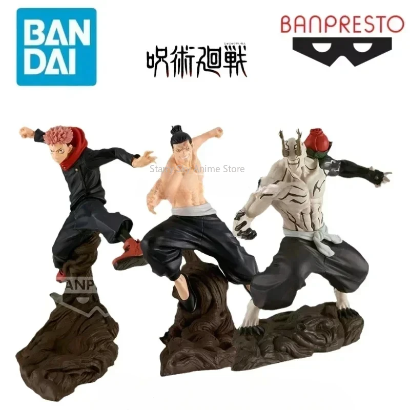 En Stock Bandai Banpresto Original Jujutsu Kaisen combinación batalla Itadori Yuji Todo Aoi Hanami figuras de Anime juguete para niños