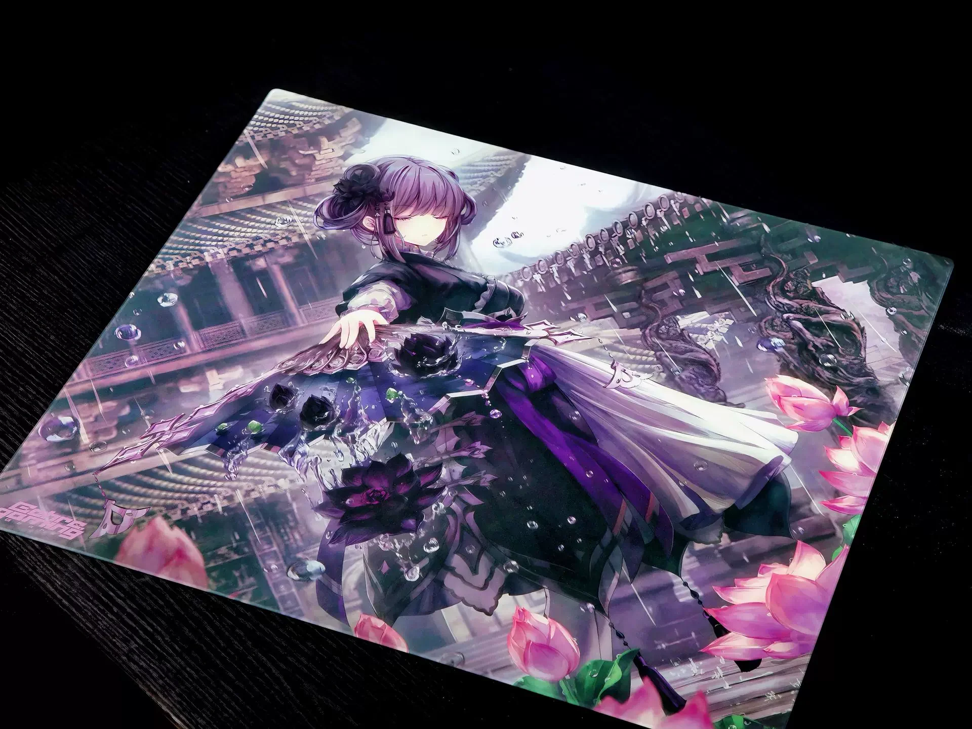 PANPAD behregaming [Black Lotus 2.0] e-sports tempered glass mouse pad (copy) Coating process, non etching