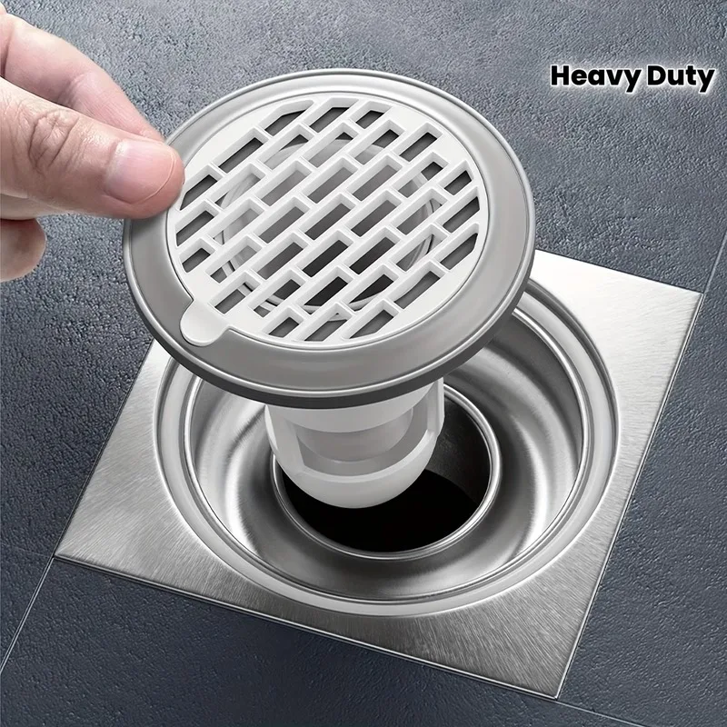 1-10PCS  Bathroom Floor Drain Strainer Silicone Anti Smell Sink Plug Shower Trap Water Filter Insect Prevention Deodorizer