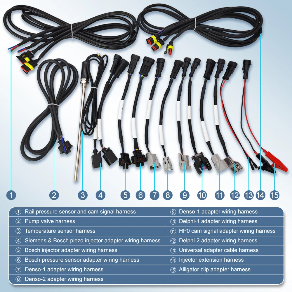 CRS968 Common Rail System Tester Rail Injector Test Machine Kit For Bosch CAT HEUI EUI Denso EDC VE Common Rail Software Tester