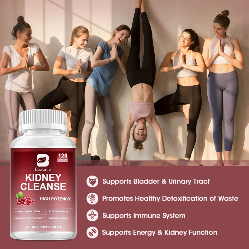 BEWORTHS Cranberry Astragalus Root Extract Kidney Cleanse Capsule Liver Cleanse Detox Bladder and Urinary Tract Health