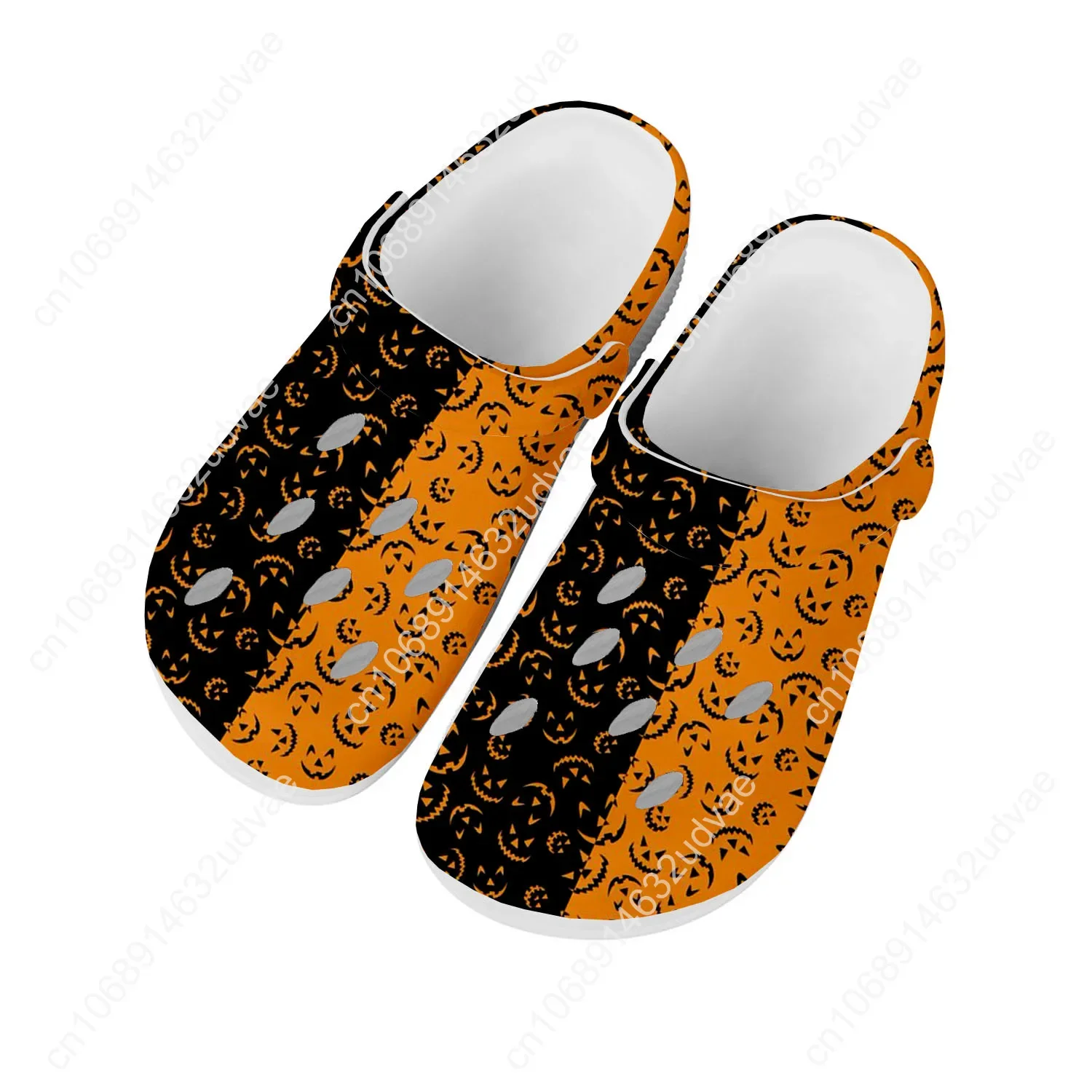 Sandales d'halloween pour hommes, femmes et adolescents, chaussures d'eau à la mode, de haute qualité, respirantes, confortables, pantoufles de plage personnalisées