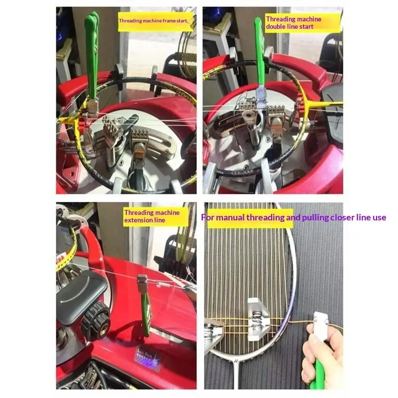 Badminton Racket Starting Stringing Clamp for Tennis Racket Starter Stringing Tool Non Slip Strong Hold for Professional Repair view 2