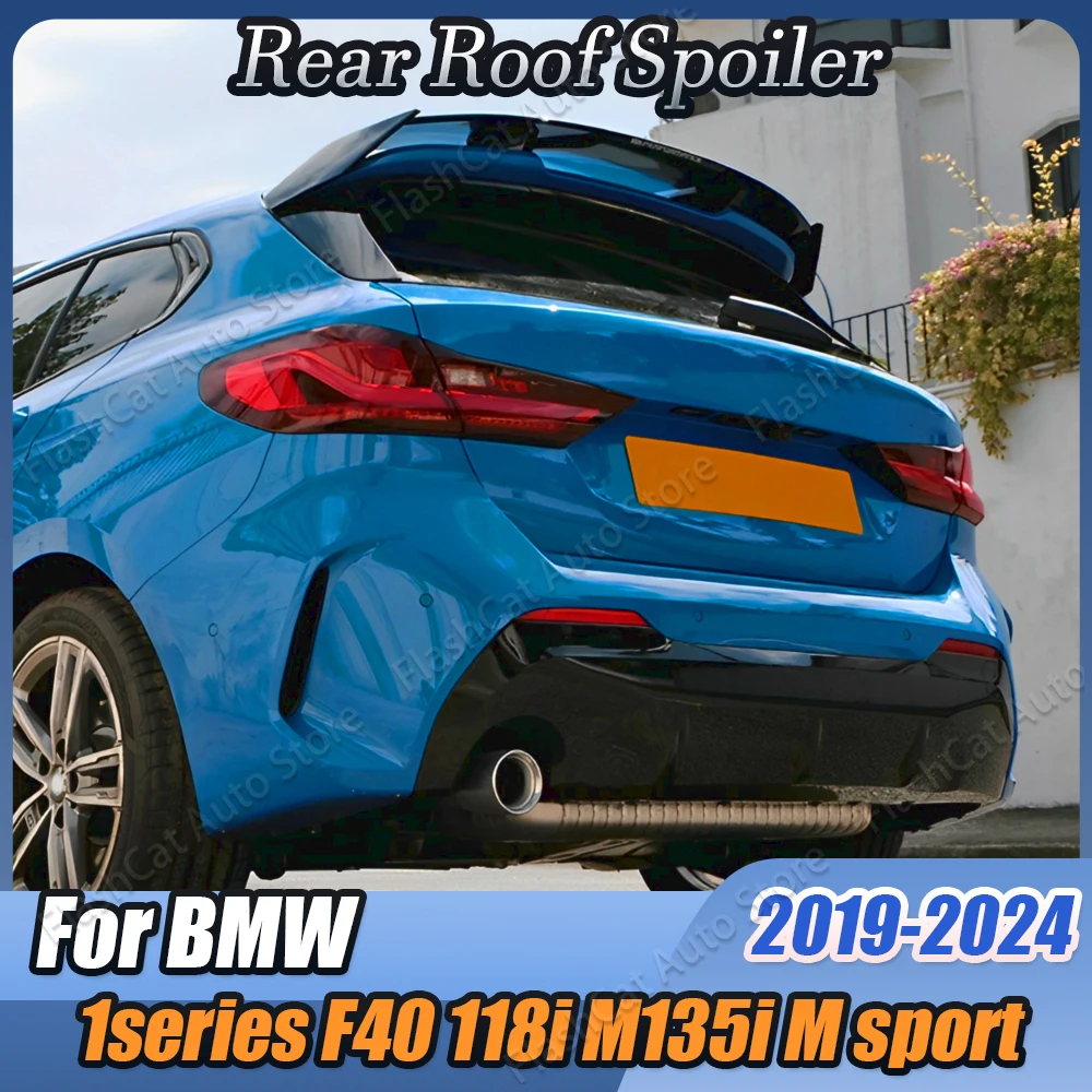 

Tail Wing Styling Body Kit Black Tuning F40 Car Rear Roof Trunk Spoiler For BMW 1 Series F40 118i 120i M135i M Sport 2019-2024