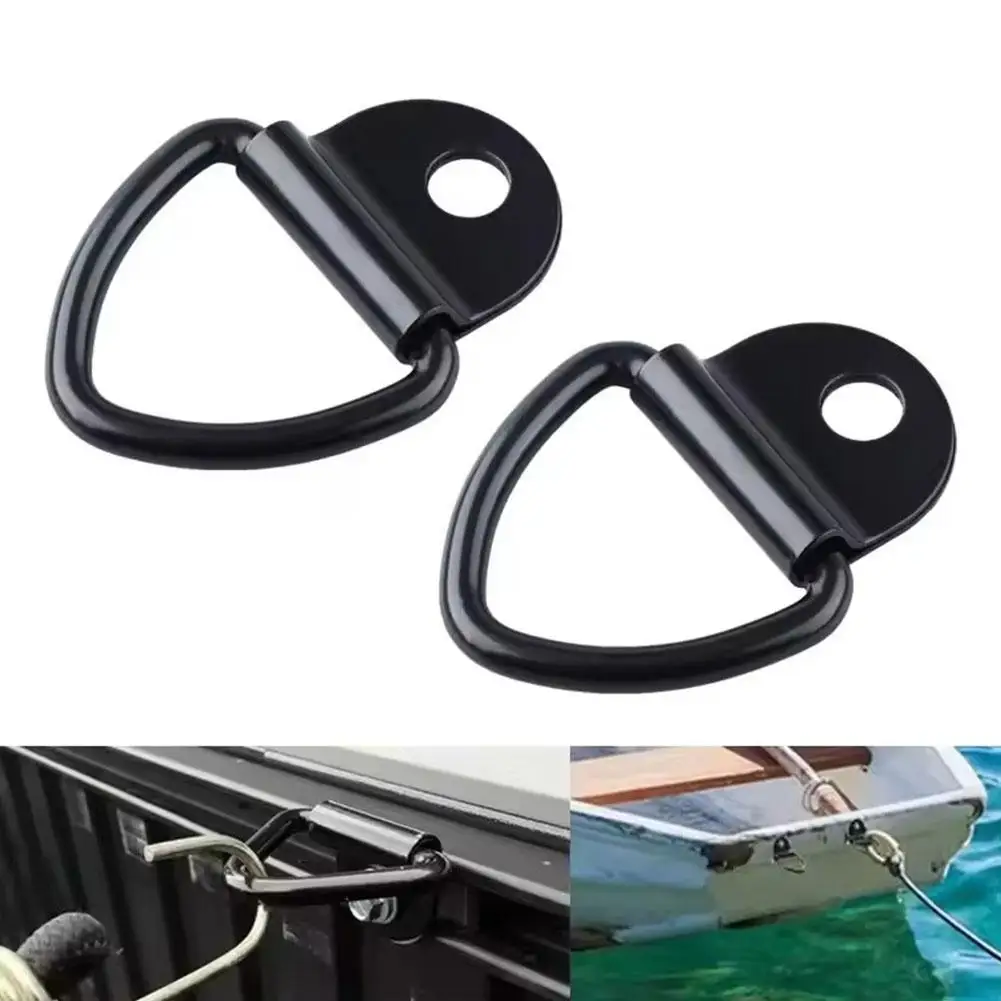 

Stainless Steel Half-Round D Lashing Hooks Truck Welding Kayak Boat Lashing Cargo Tie-Down Trailer ATV Truck E5Q5