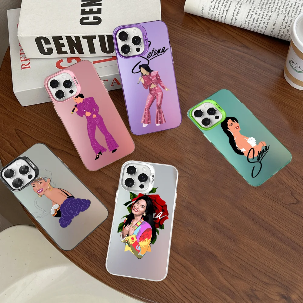 Selena Quintanilla Top Latin Artist 90s Phone Case For IPhone 16 15 14 13 12 11 Pro Max X XR XSMAX 8 Matte Shockproof Back Cover