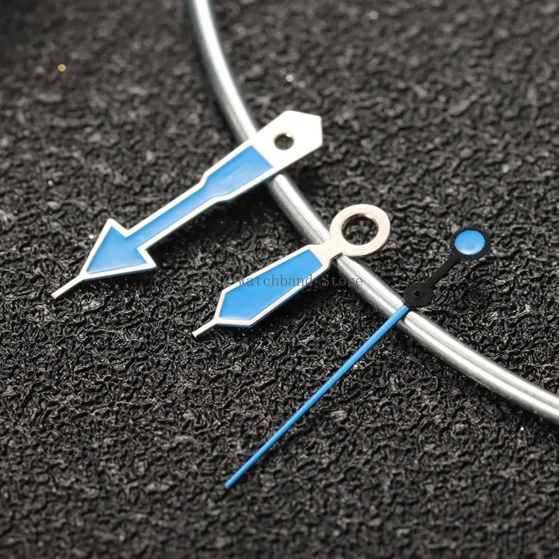 مؤشر الساعة لـ NH35/NH36/4R/7S أخضر سوبر مضيئة ساعة ملحق حركة أزرق أصفر أسود أبيض ساعة إبرة ساعة الأيدي #2