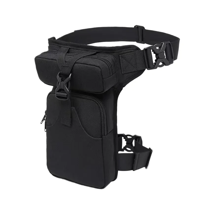 2024 Waterproof and Wear-resistant Men's Fanny Pack, Motorcycle Waist and Leg Bag, Outdoor Sports Bicycle Crossbody Riding Bag