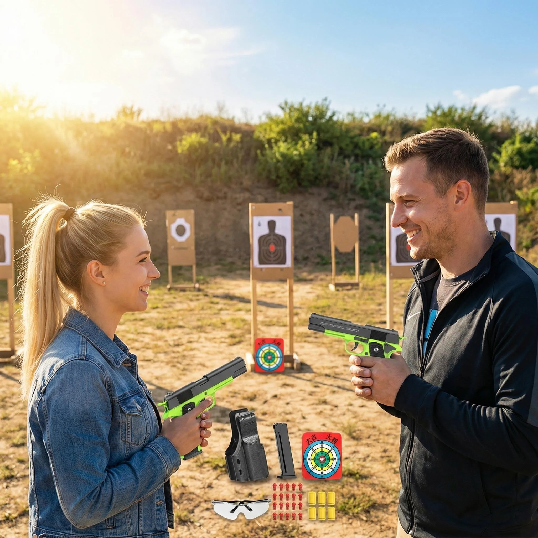 2026.Automatic shell ejection Colt 1911 toy gun air gun Armas children's CS shooting  children's boy birthday gift view 2