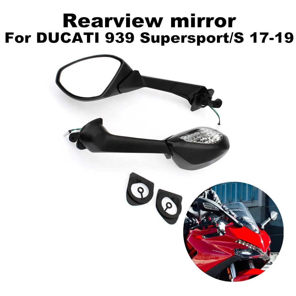 

Suitable for Dukadi 939 Supersport S 2017-2019 Motorcycle New LED Signal Turn Signal Left and Right Mirrors