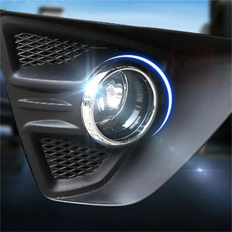 2021 New 1 Pair ABS Chrome Front Fog Light Lamp Cover Trim For Ford Focus 2 Mk2 2005-2016 Car Styling Accessories