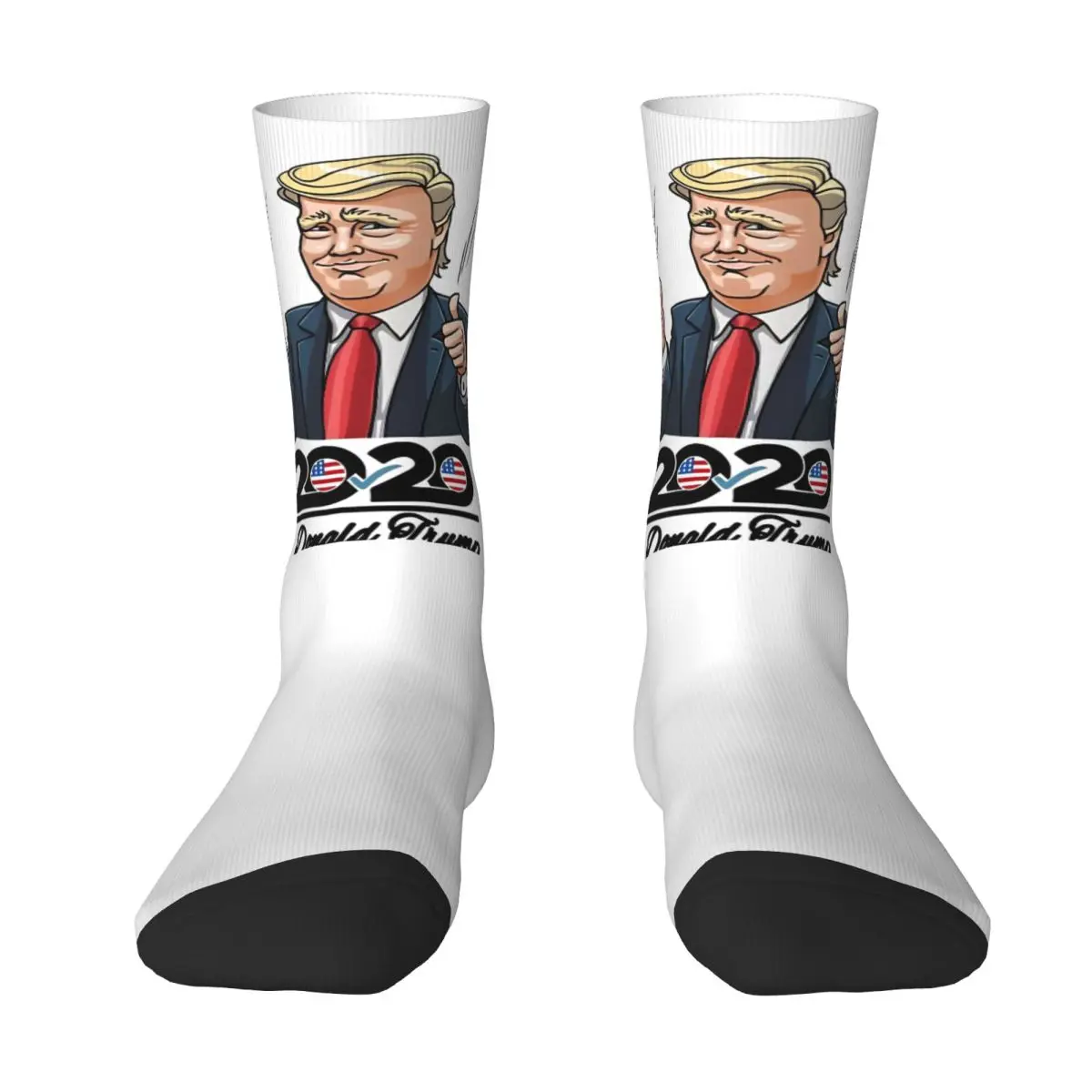 Autumn Winter Casual Women Men Trump Fake Angry President Of Usa Proud American Socks Cute Non-slip Skateboard Socks