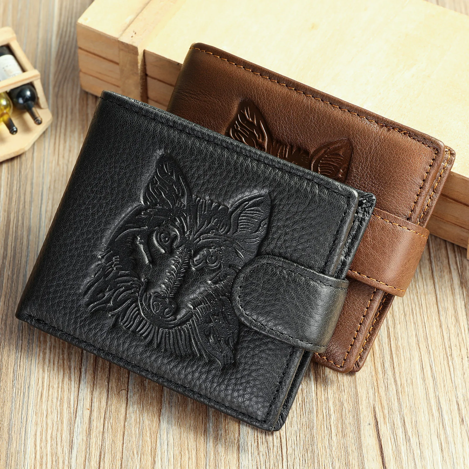 portefeuille-pour-homme-en-cuir-veritable-vintage-plusieurs-emplacements-pour-cartes-fin-court-a-rabat-pince-a-billets-porte-cartes