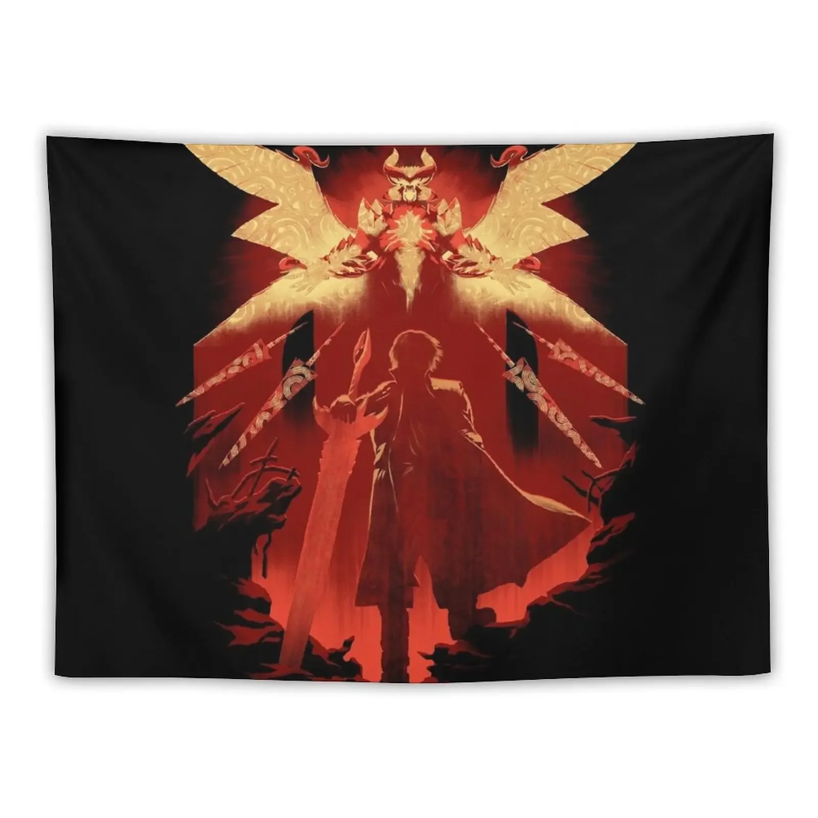 Red Hunter Tapestry Wall Decor Wall Hangings Decoration Tapestry