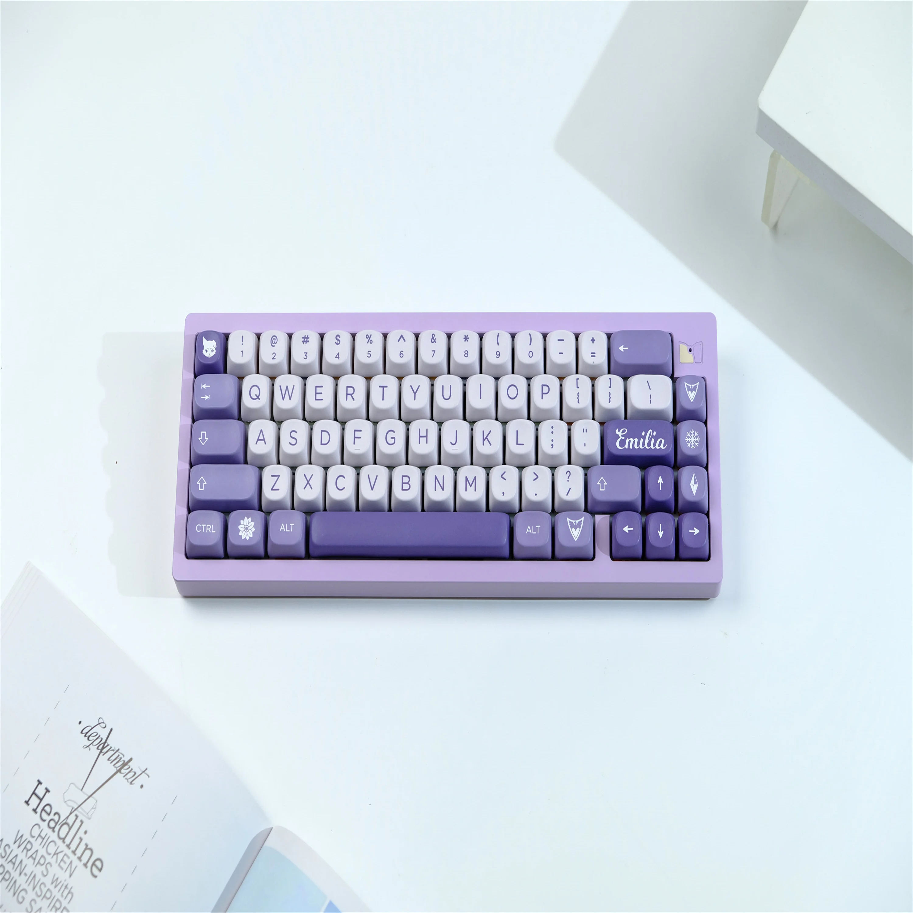 

Bingjie witch keycap 126 keys PBT material MOA highly sublimation process, suitable for a variety of mechanical keyboards