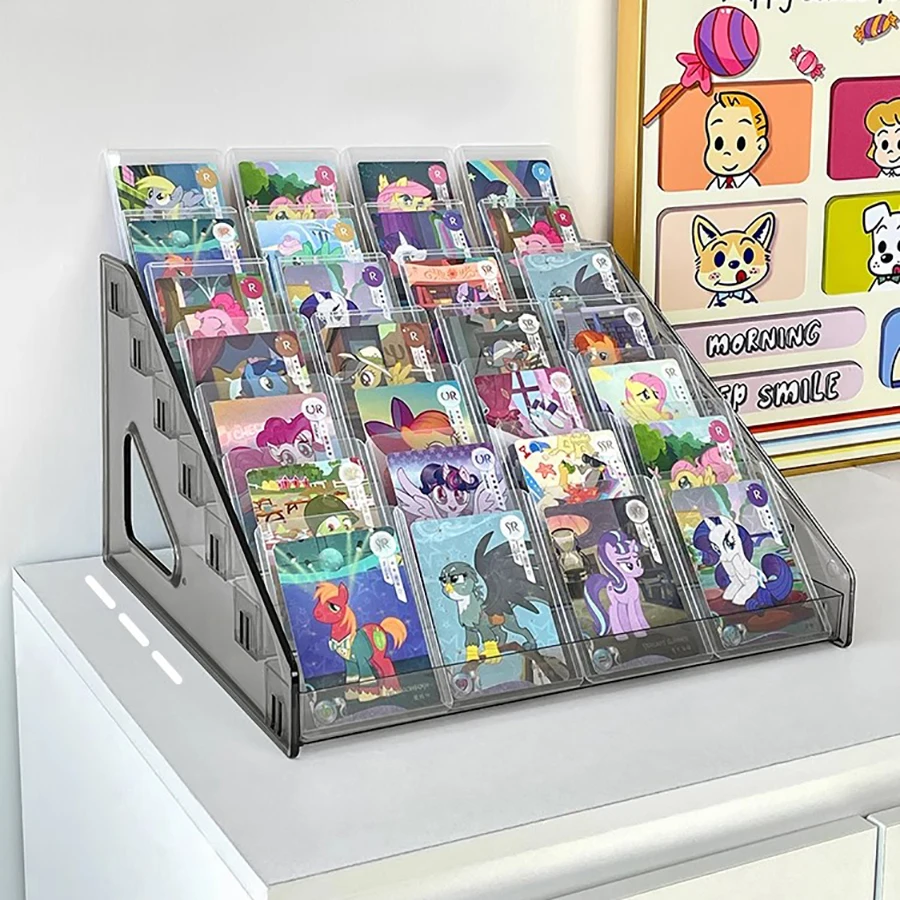 Card display rack bhaji millet card casserole multi-layer greeting card small card rack pony Borika Box