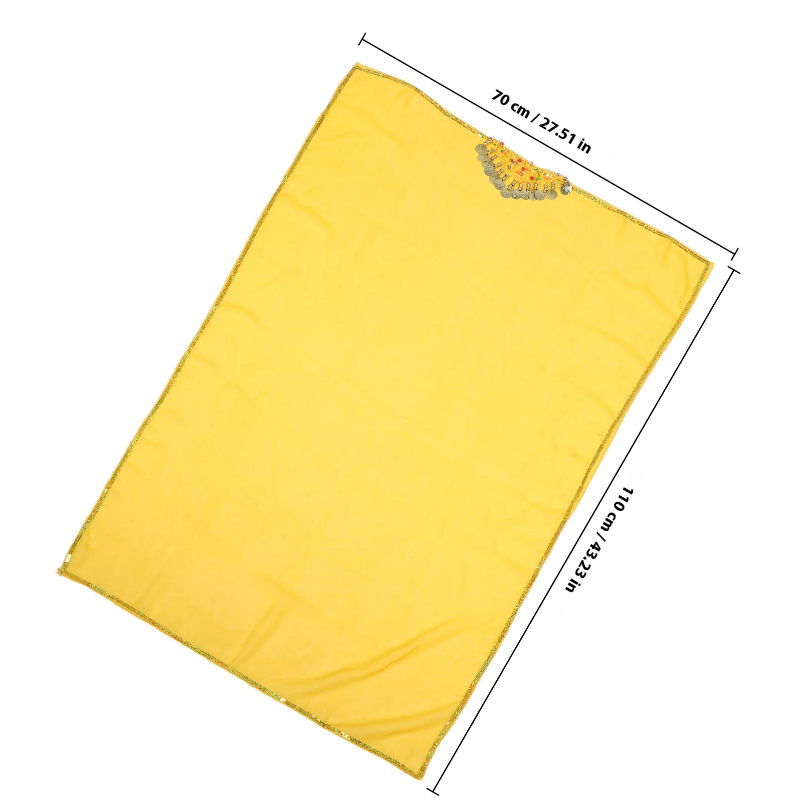 1 세트 'S 벨리 댄스 헤드피스 부드럽고 편안한 착용감 댄스 공연용 할로윈 코스튬 액세서리 부족풍