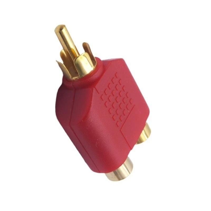 Mono Mono Y Splitter Cable Connectors 1 Male to 2 Female Adapter for Flexible Auditory Video Setups - Aliexpress Deal
