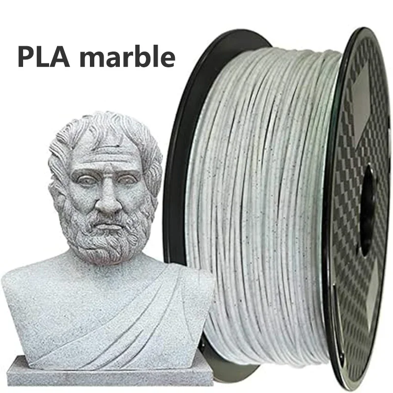 1.75mm Marble PLA Filament, Stone Texture 3D Printing Consumable, 250g 500g 1Kg Optional