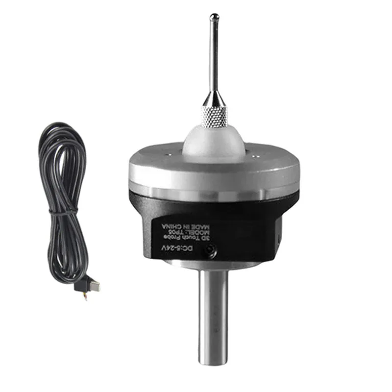 Hete verkoop! V6 Anti-roll 3D Touch Probe Edge Detector kan de centrale desktop Cnc-sonde vinden, compatibel met Mach3 en Grbl