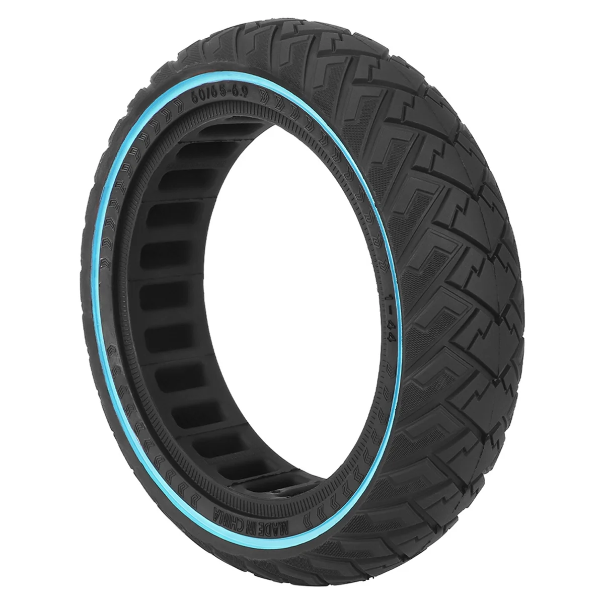 Ulip60/65-6.9 Four-Color Wing Pattern Off-Road Solid Tire Max G2 G65 Skateboard Wheel Blue