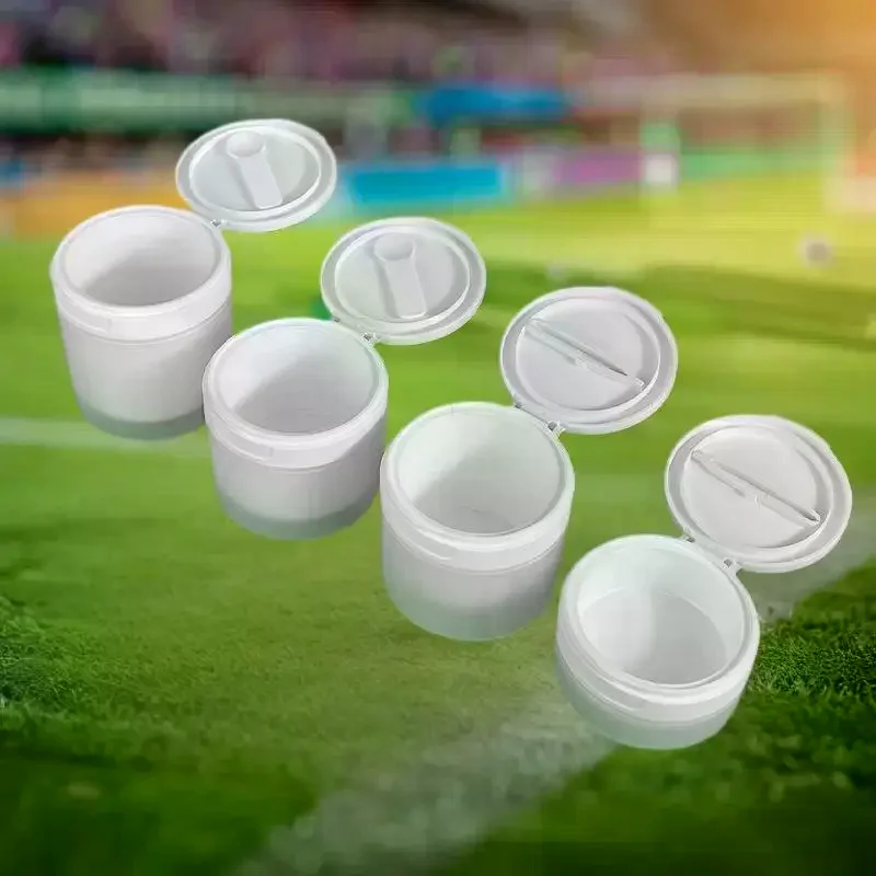 ขวดแบบพลิกฝา 50/120 กรัม พร้อมช้อนหรือแหนบ ขวดรีฟิลได้ กระปุกเปล่าสำหรับเดินทาง ครีมทาหน้า โลชั่น เครื่องสำอาง สำลี กระปุกใส่เครื่องสำอาง